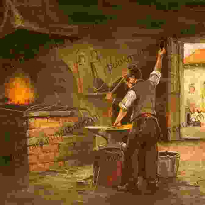 A Blacksmith At Work In The Early 19th Century. The Reshaping Of Everyday Life: 1790 1840 (Everyday Life In America)