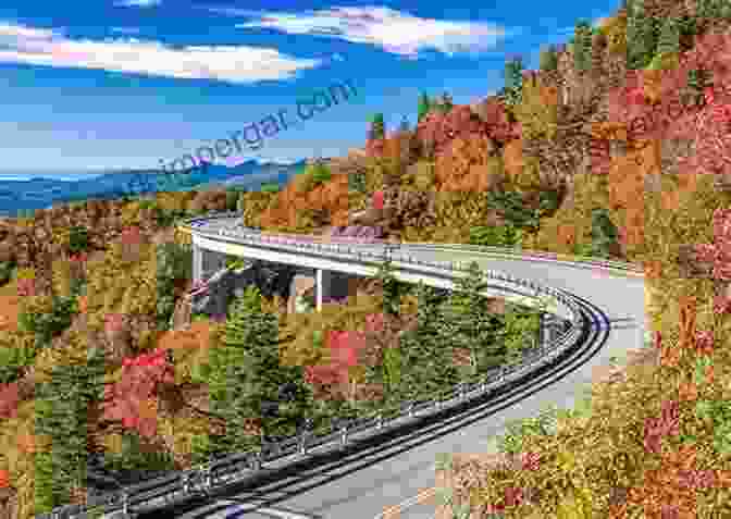 A Car Drives Along The Blue Ridge Parkway. Haywood County (Images Of America)