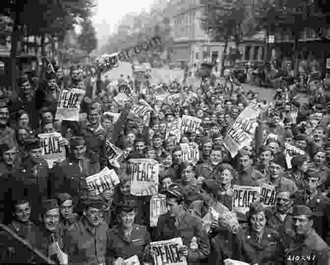 A Group Of Soldiers Celebrating The End Of A Battle. Normandy 1944: The Battle For Caen: Photographs From Wartime Archives (Images Of War)