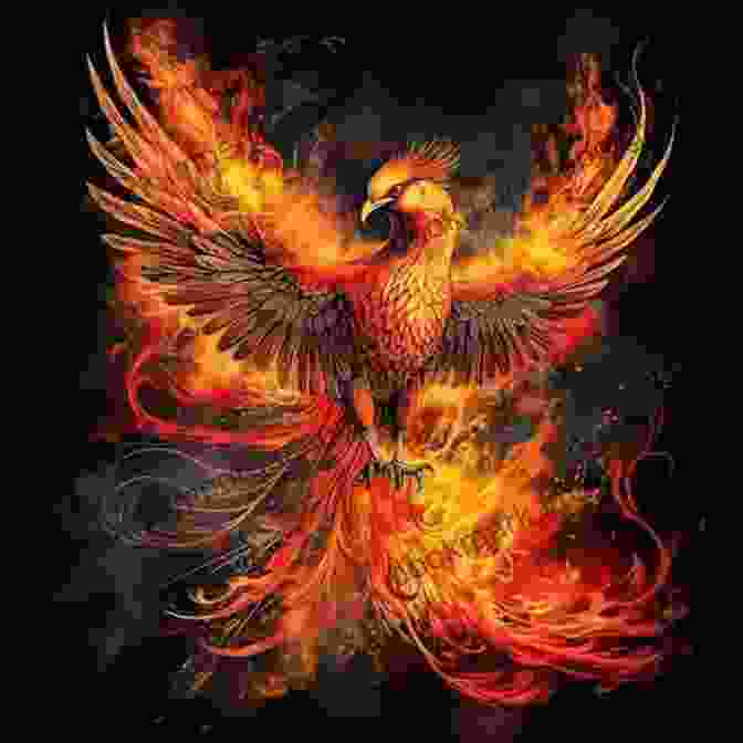 A Magnificent Phoenix Rising From The Ashes, Symbolizing The Power Of Renewal ASH AND DUST: THOUGHTS AND POEMS