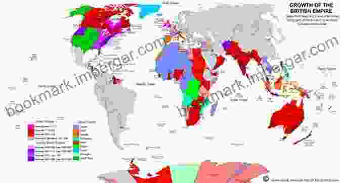 A Map Showcasing The Sprawling Reach Of The British Empire, Enabled By Naval Dominance Nelson Navy Nation: The Royal Navy And The British People 1688 1815