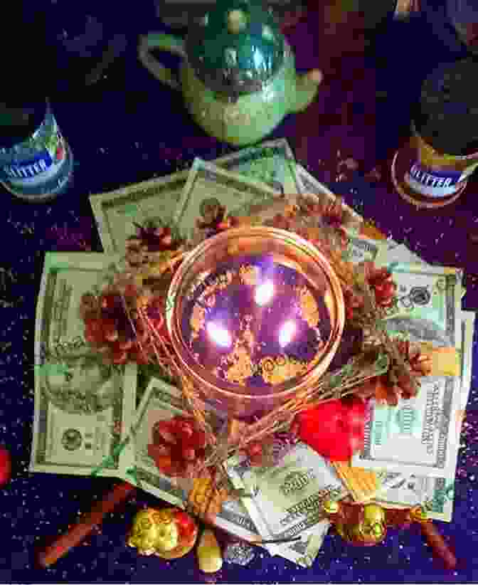 A Person Performing A Money Manifestation Ritual With Crystals And Candles Easy Money Magic: 3 Easy Magic Spells To Manifest Money Overnight