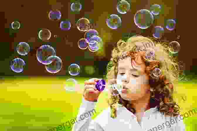 A Photo Of A Child Blowing Bubbles. The Bubbles Represent The Air That Surrounds Us. Rollo S Philosophy Air Jacob Abbott