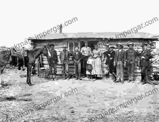 A Pioneer Family Poses For A Photograph In Front Of Their Log Cabin. Haywood County (Images Of America)