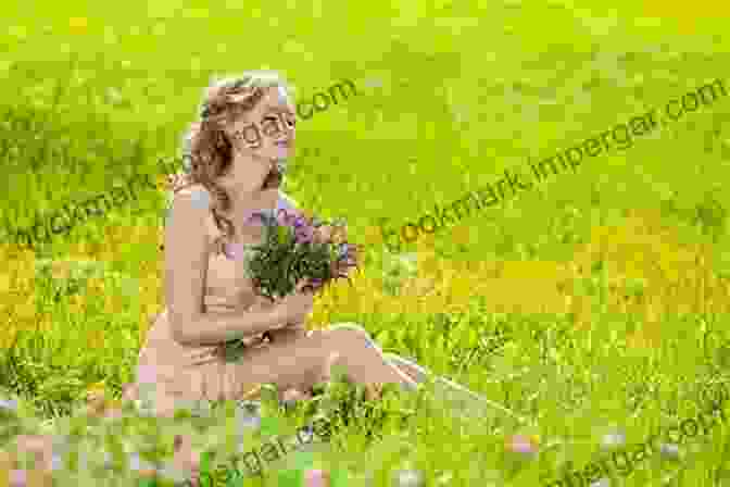 A Woman Sitting In A Peaceful Meadow, Surrounded By Flowers. The Art Of Stoicism: How To Find Peace And Emotional Resilience In Your Everyday Life (Down To Earth Spirituality For Everyday People)