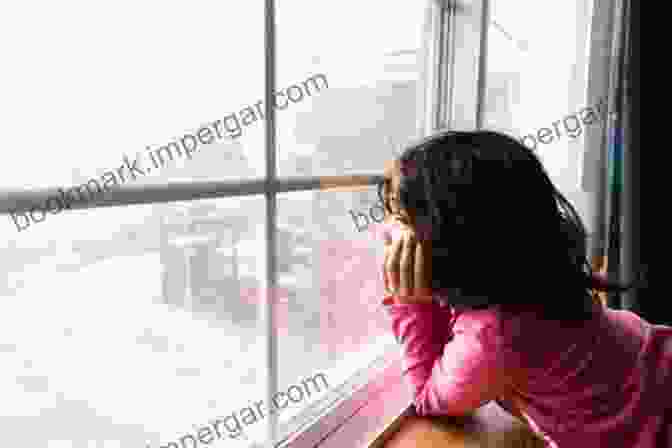 A Young Girl Looking Out A Window, Contemplating The Impact Of Divorce. Family Redefined: Childhood Reflections On The Impact Of Divorce