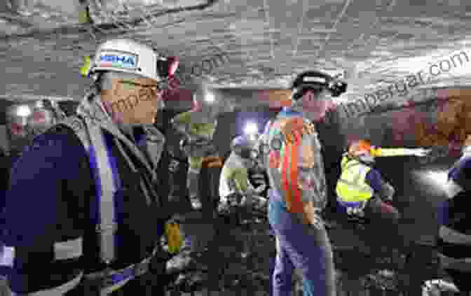 An Illustration Of Miners Conducting A Safety Inspection In A Coal Mine Coal Mine Structures I W Farmer