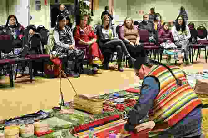 Blackfeet Elder Performing A Traditional Ceremony In The Wilderness, Surrounded By A Circle Of People Somewhere In Montana: A Spiritual Awakening In Blackfeet Country