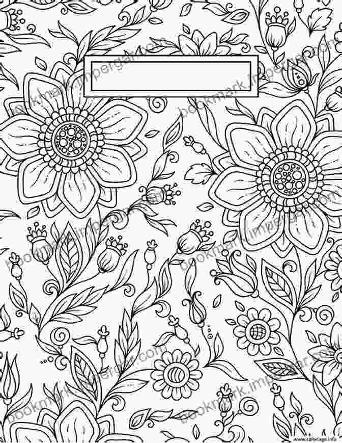 Conspicuous Flower Designs Let Colour Colouring Book Cover Featuring A Vibrant Bouquet Of Flowers Conspicuous Flower Designs Let S Colour 100 Pages Colouring