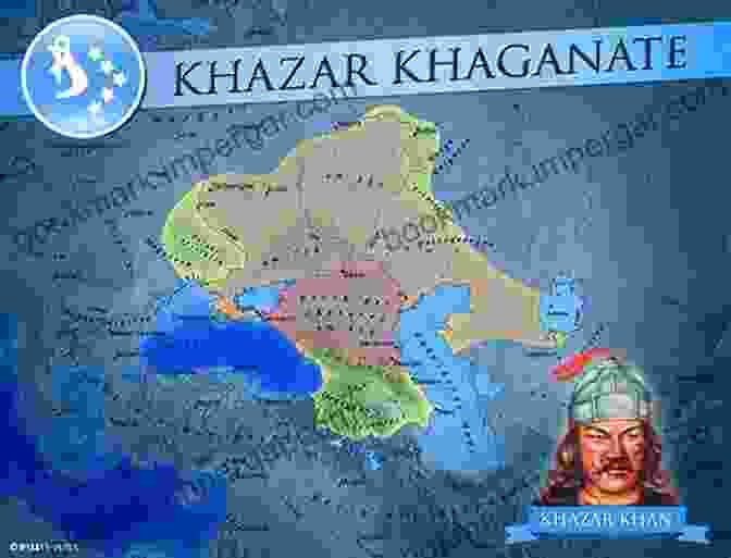 Historical Map Depicting The Vast Khazar Khaganate, Spanning From The Caspian Sea To The Black Sea The Jews Of Khazaria Kevin Alan Brook