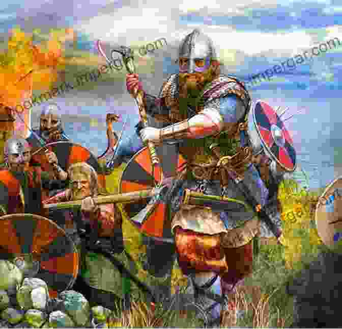 Illustration Of A Viking Battle Scene The Story Of Burnt Njal The Illustrated Edition (Military History From Primary Sources)