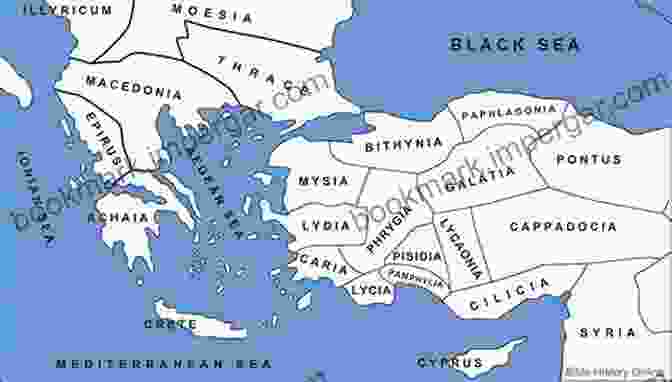 Map Of Hellenistic And Roman Asia Minor Showing Regional Identities Regionalism In Hellenistic And Roman Asia Minor (Etudes)