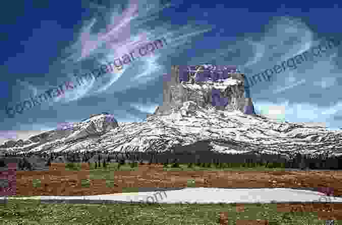 Panoramic View Of The Vast And Rugged Landscape Of Blackfeet Country, Against The Backdrop Of The Snow Capped Rocky Mountains Somewhere In Montana: A Spiritual Awakening In Blackfeet Country