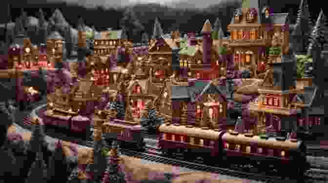 Santa Village Main Street Adorned With Twinkling Lights And Festive Decorations Santa S Village (Images Of America)